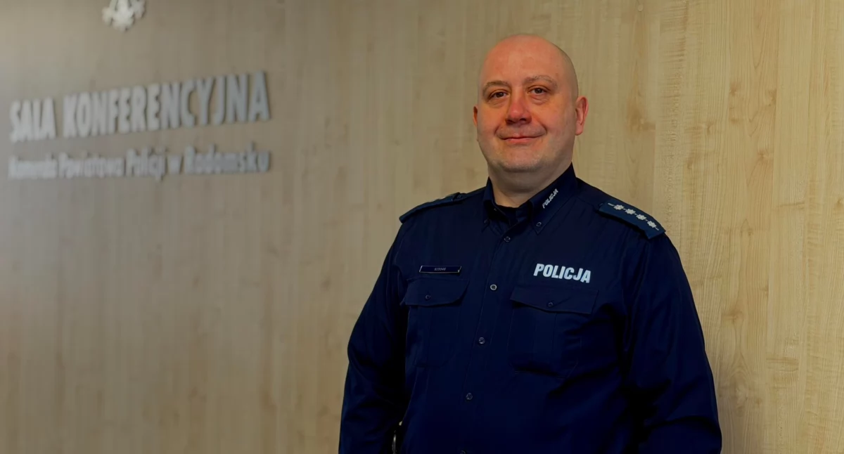 Na zdjęciu: Sspirant sztabowy Daniel Dawid,