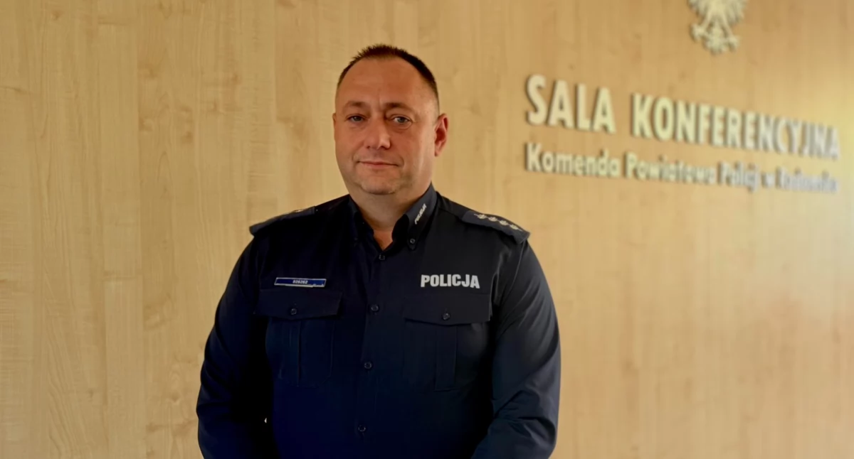 Na zdjęciu: Aspirant sztabowy Sebastian Justyna,