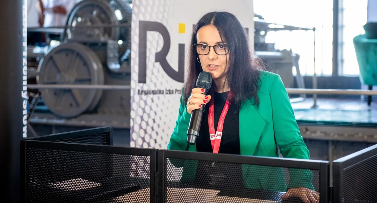 Na zdjęciu: Dorota Krajewska-Trajdos  podczas forum RIPH-u  w październiku 2025 roku