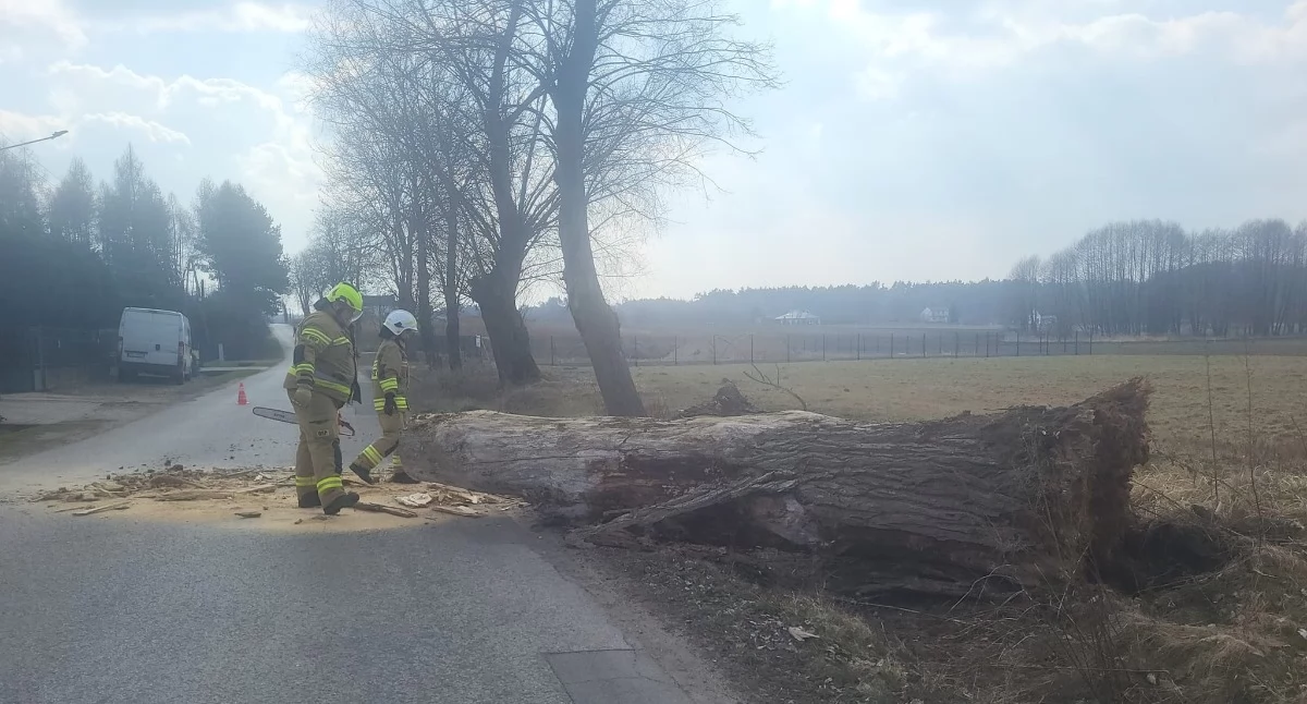 Na zdjęciu: Takie wezwanie też szybko załatwią, fot. Facebook/OSP Strzałków