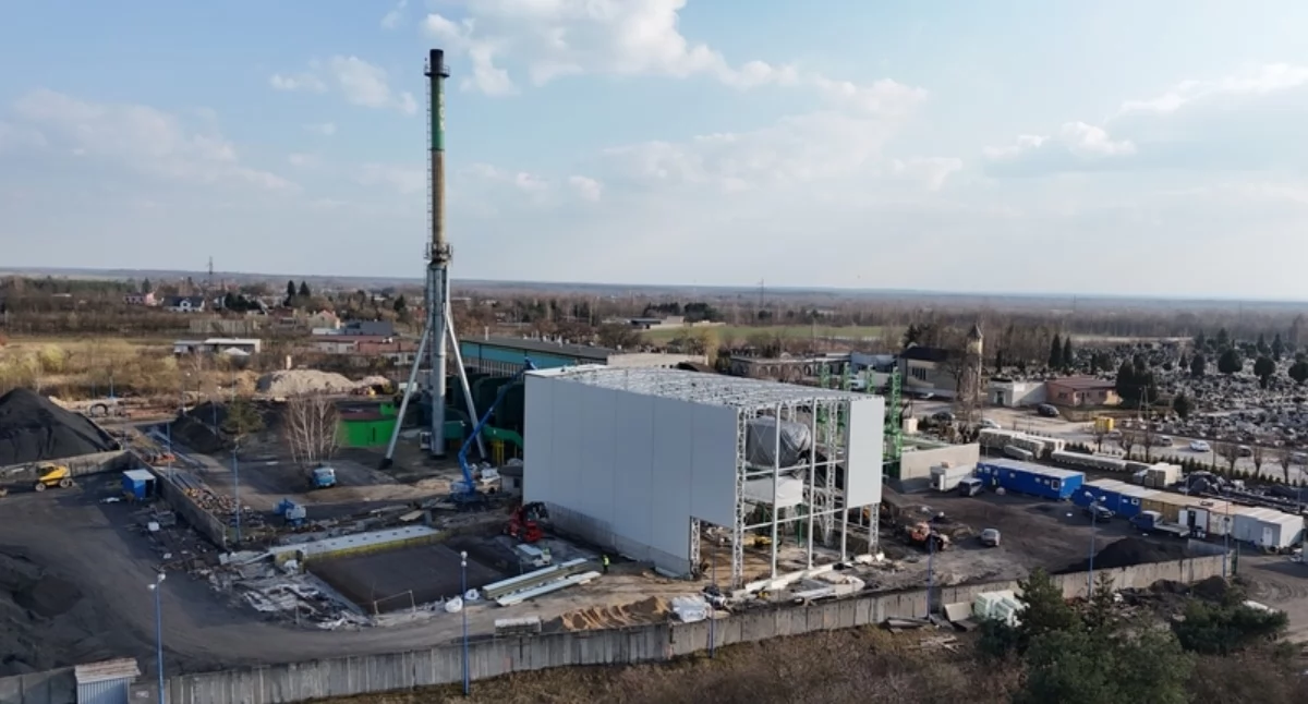 Na zdjęciu: Powstaje nowy kocioł, fot. PGK