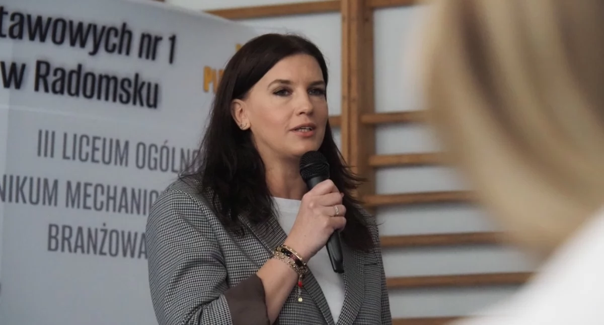 Na zdjęciu: Ilona Adamska mówiła o hejcie
