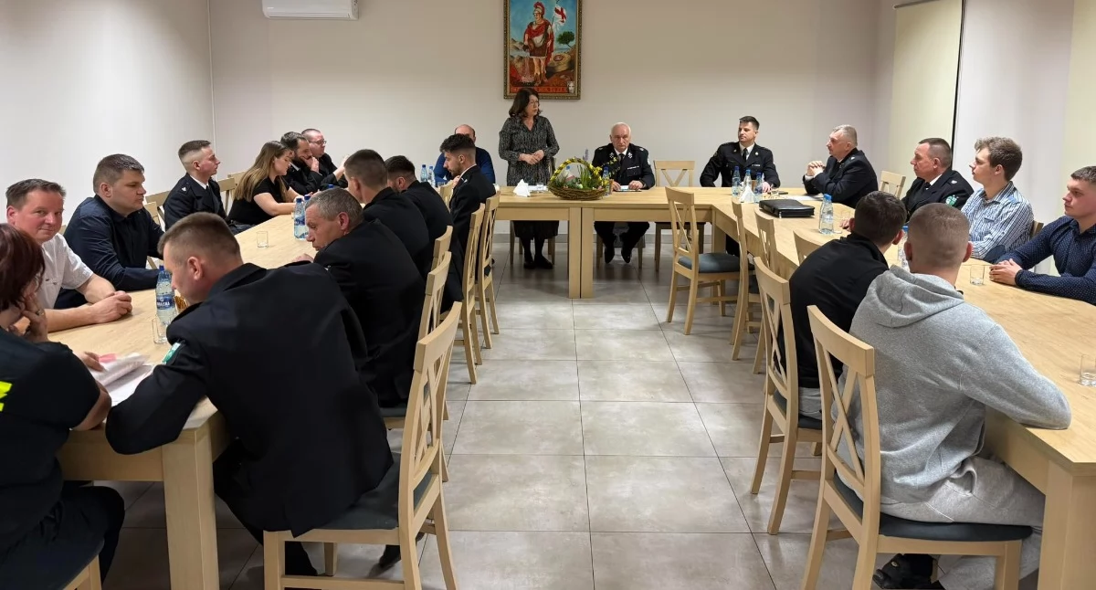 Na zdjęciu: Walne zebranie, fot. Facebook/OSP Kodrąb