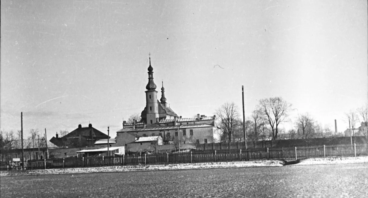 Na zdjęciu: Boisko przy ul. Kościuszki, lata wojenne