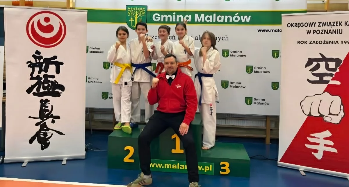 Na zdjęciu: zawodnicy Randori zdominowali podium, fot. Klub Karate Randori 