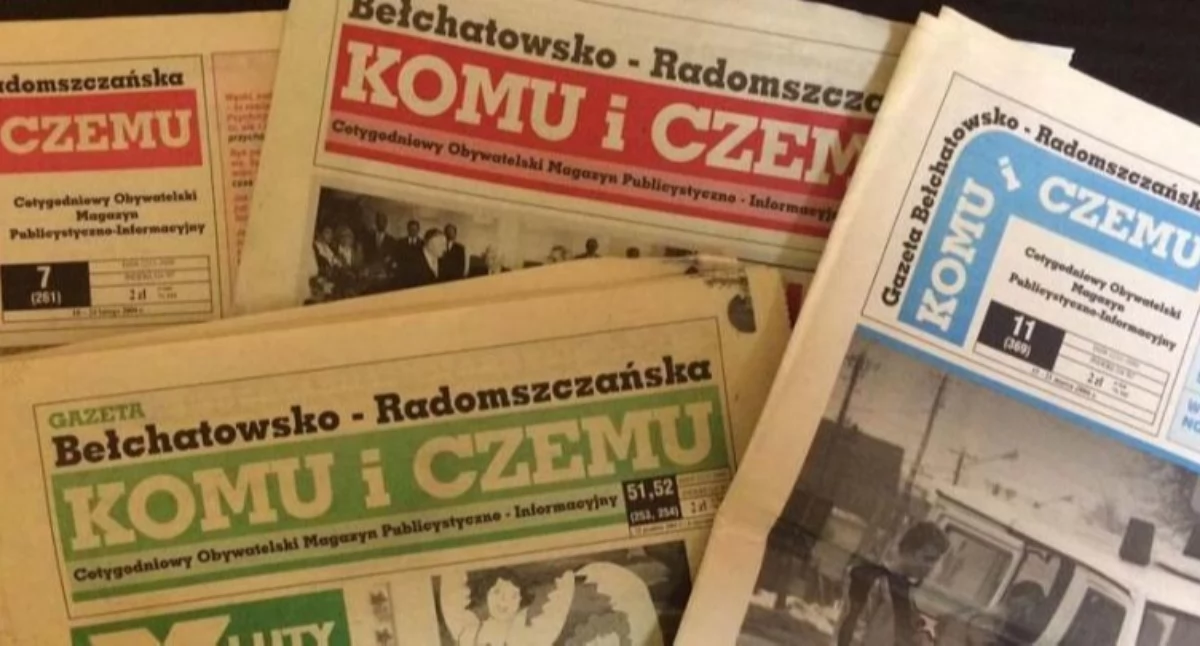 Na zdjęciu tygodnik Komu i Czemu, wydawany przez Ziembińskiego
