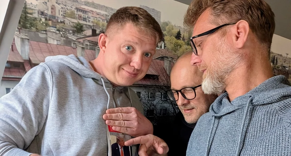 Na zdjęciu Paweł Aulich, Andrzej Andrysiak i Janusz Kucharski