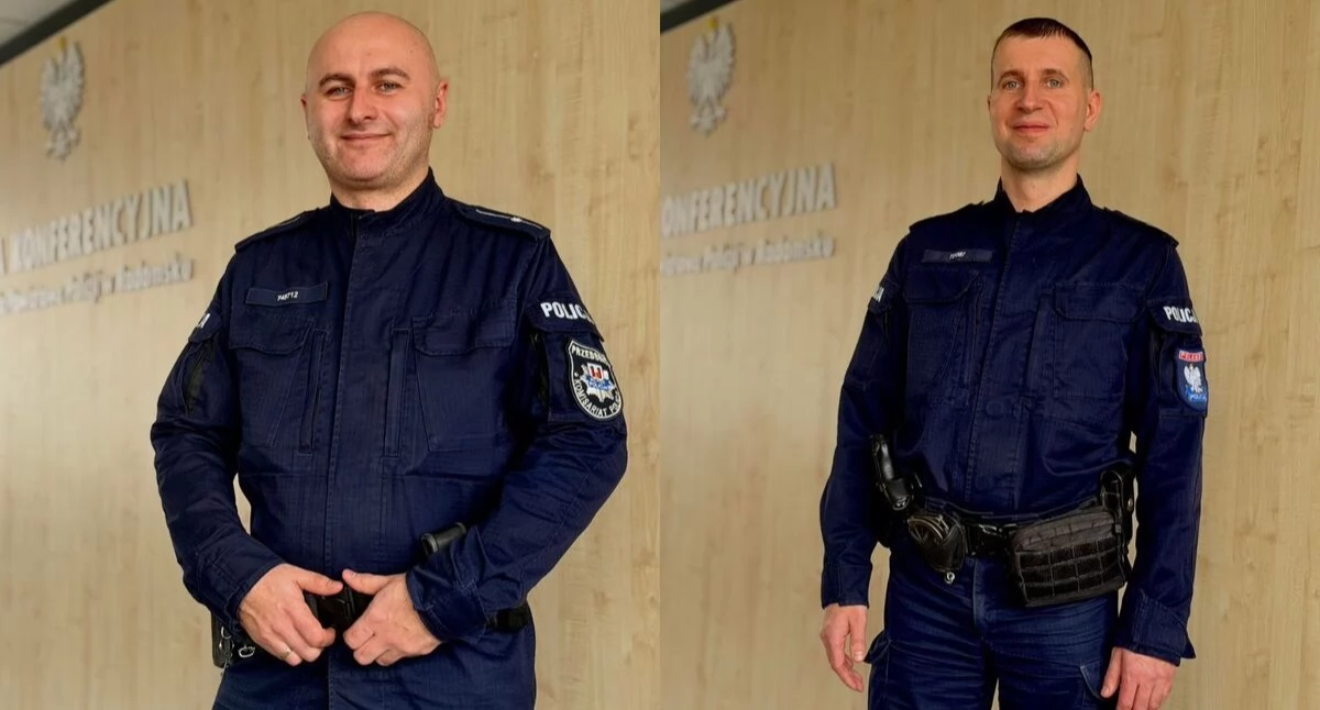 Na zdjęciu: Dzielnicowi odnaleźli mężczyznę, fot. KPP Radomsko