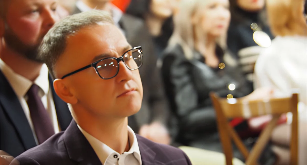 Na zdjęciu: Rafał Dębski reprezentuje Radomsko w Związku Miast Polskich