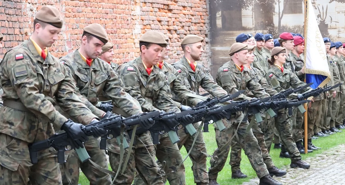 Na zdjęciu: Terytorialsi świętowali w Radomsku