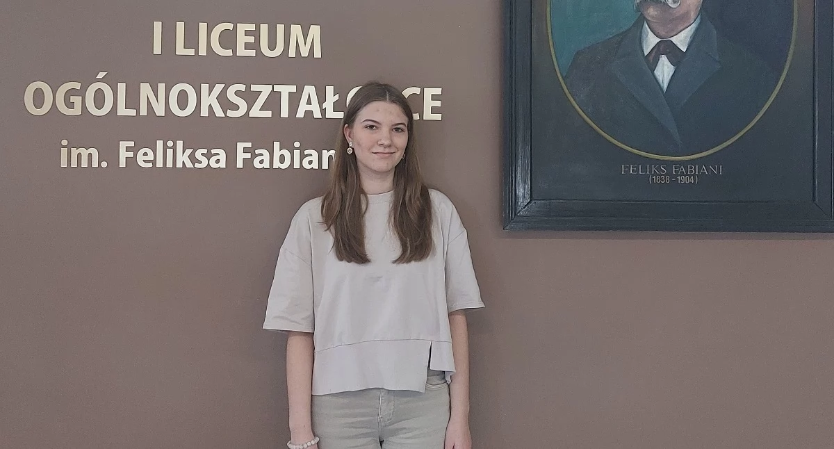 Na zdjęciu: Róża musi tylko wybrać uczelnię, fot. Facebook/I LO
