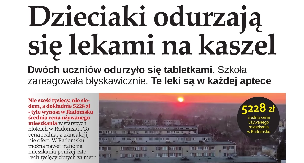 Na zdjęciu: Okładka najnowszego wydania Gazety