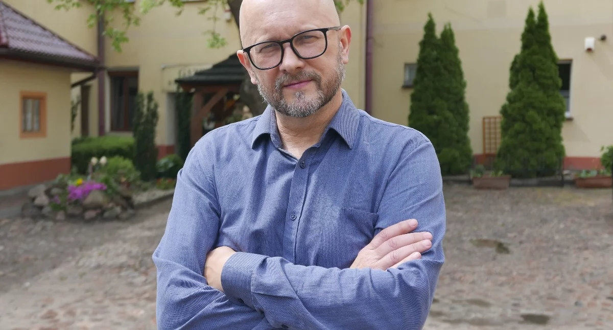 Na zdjęciu: Andrzej Andrysiak z kolejną nagrodą
