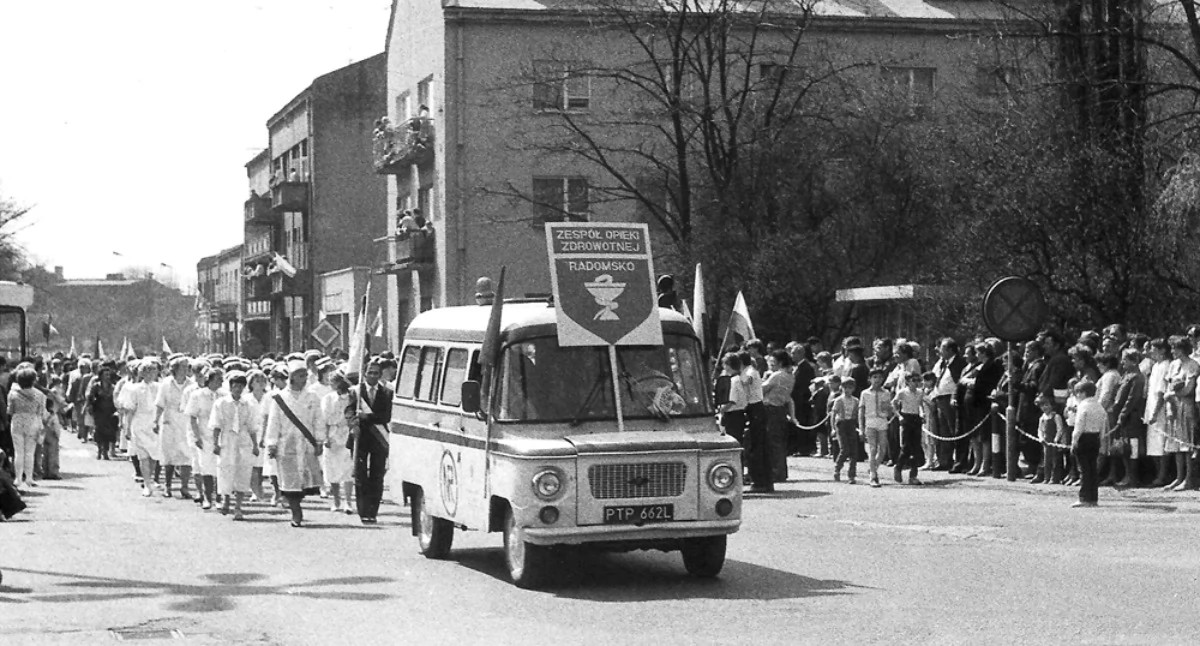 Na zdjęciu: Obchody 1 maja 1987 r.