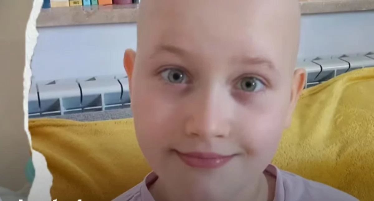 Na zdjęciu: 9-latka walczy z nowotworem, fot. pomagam.cancerfighters.pl