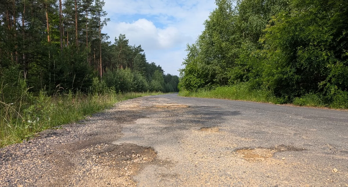 Na zdjęciu: Tak wygląda droga na Brodowe