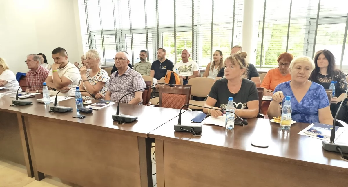 Na zdjęciu: Spotkanie odbyło się w starostwie, fot. Facebook/Powiat Radomszczański