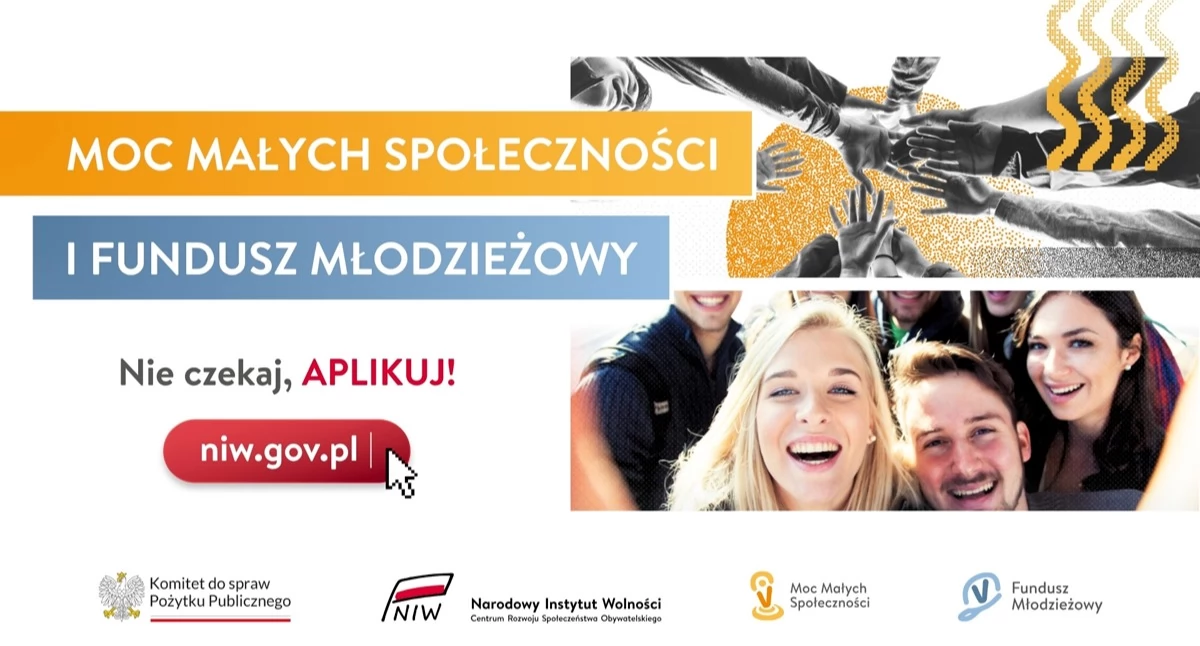 Na zdjęciu plakat informacyjny