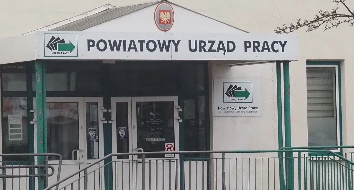 Na zdjęciu Powiatowy Urząd Pracy w Radomsku