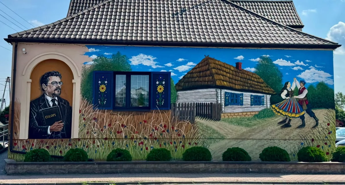 Na zdjęciu: Mural jest gotowy, fot. Facebook/UG Kobiele Wielkie