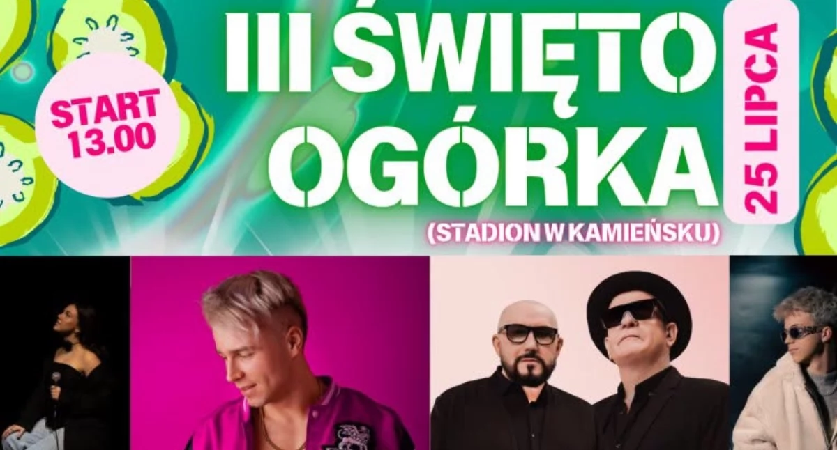 Na zdjęciu: Na scenie pojawi się Skolim i Kombii, fot. Facebook/Powiat Radomszczański