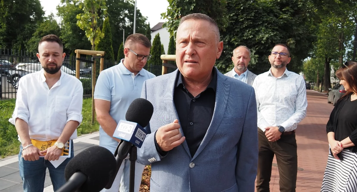 Na zdjęciu: Wykonawca opowiadał o inwestycji