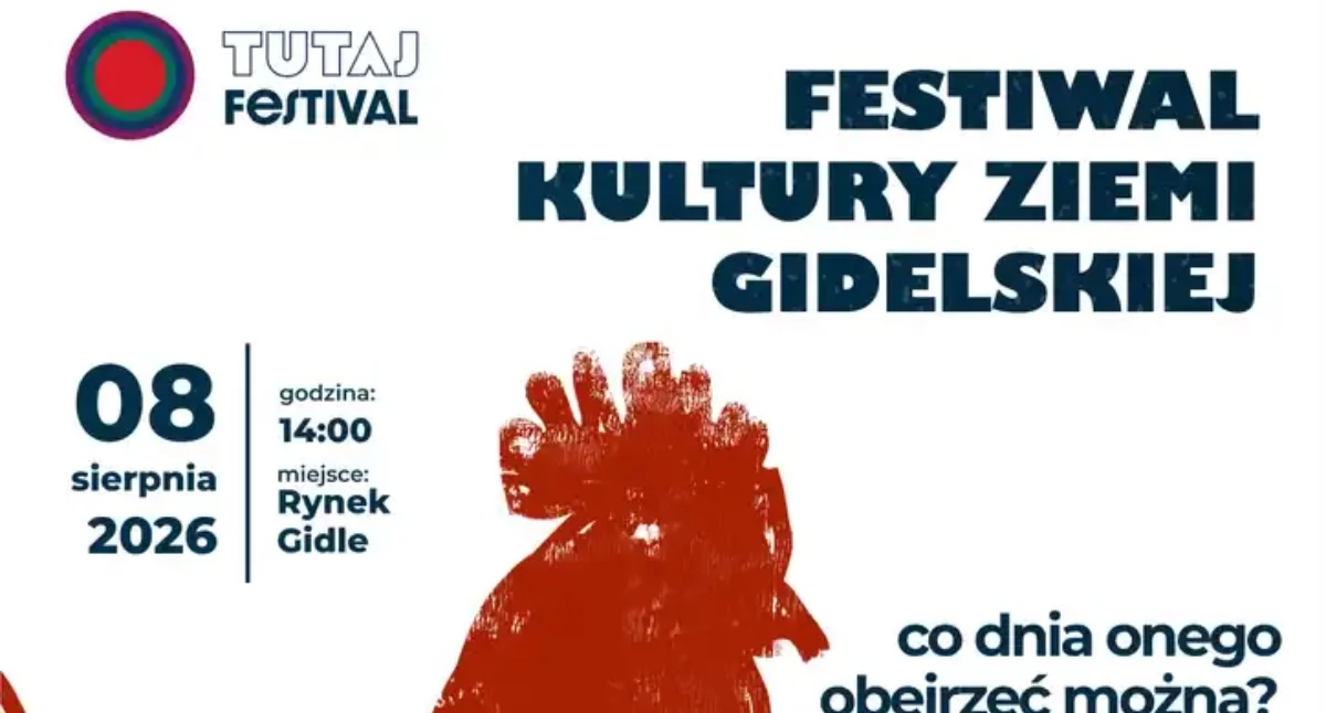 Na zdjęciu: plakat, fot. Gminny Ośrodek Kultury w Gidlach