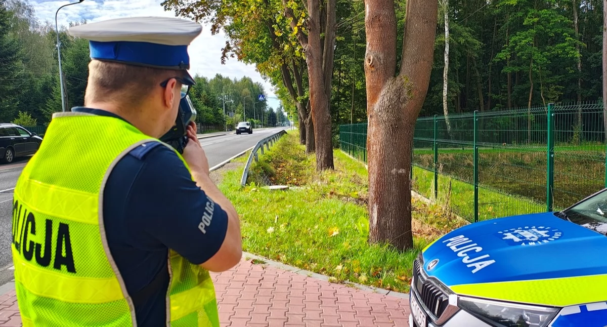 Na zdjęciu: „Prędkość” pod lupą policji, fot. KPP w Radomsku