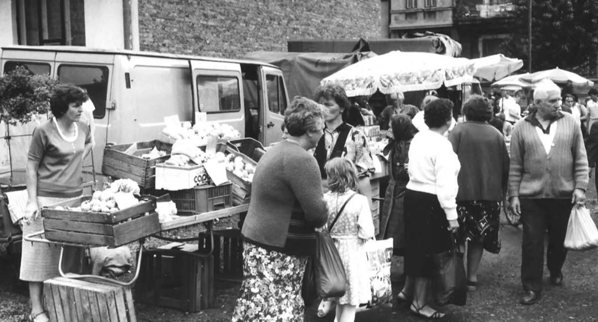 Na zdjęciu Radomsko z lat 90. fot. Jacek Kaszyński