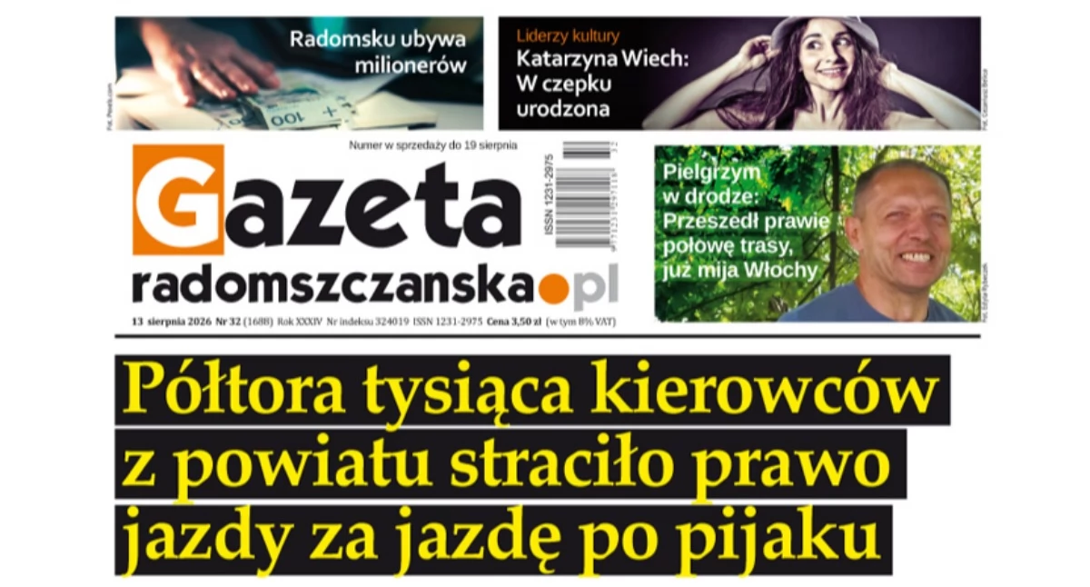 Na zdjęciu nowa okładka Gazety Radomszczańskiej