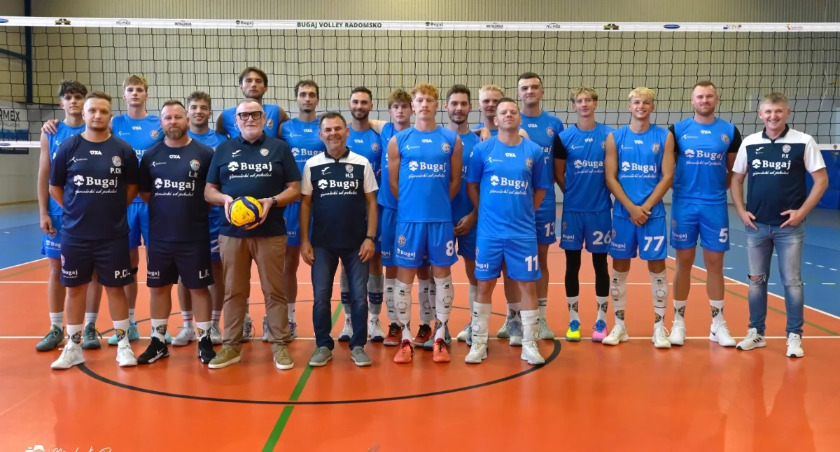 Na zdjęciu siatkarze Volley Radomsko