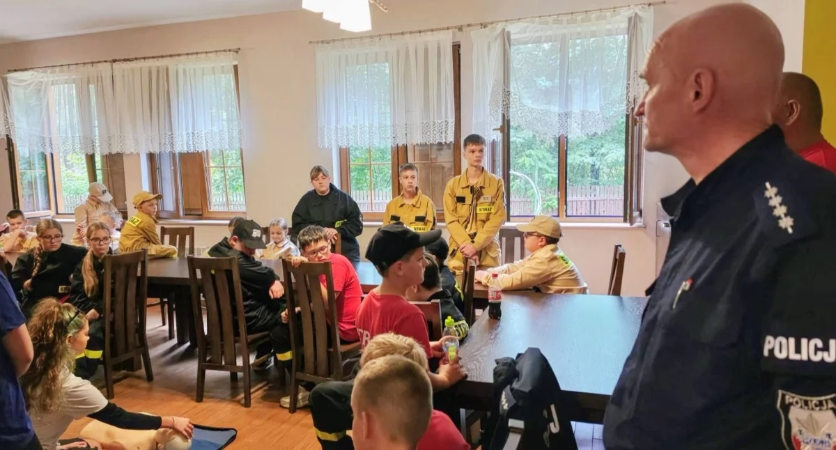 Na zdjęciu: To był dzień pełen atrakcji, fot. Facebook/KPP Radomsko