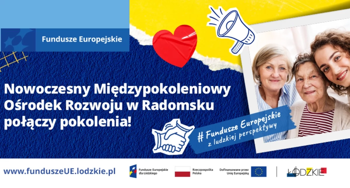 Inwestycje, Nowoczesny Międzypokoleniowy Ośrodek Rozwoju Radomsku połączy pokolenia! - zdjęcie, fotografia
