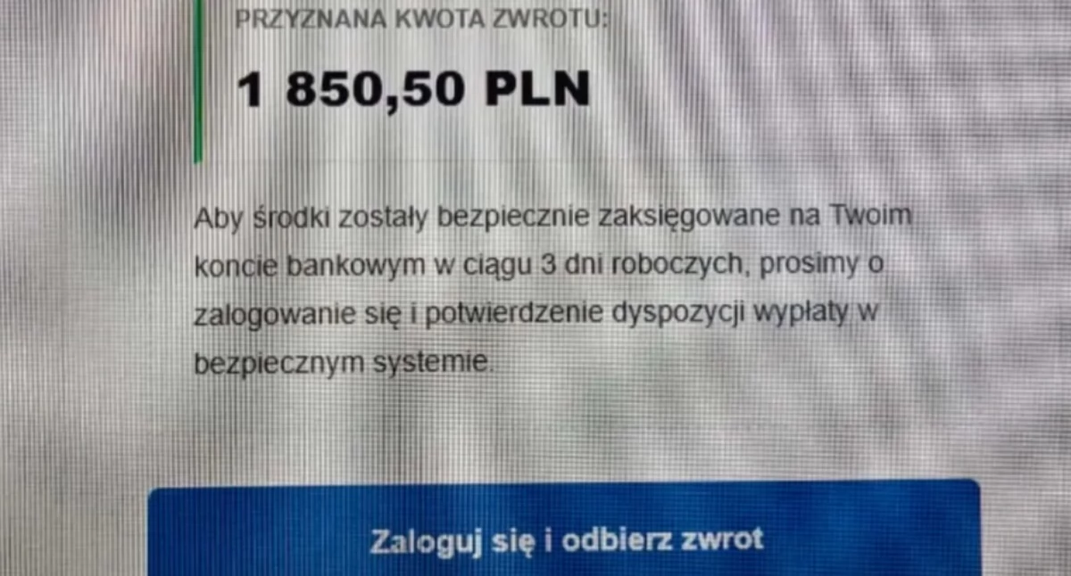 Na zdjęciu: Czujna czytelniczka nie dała się nabrać