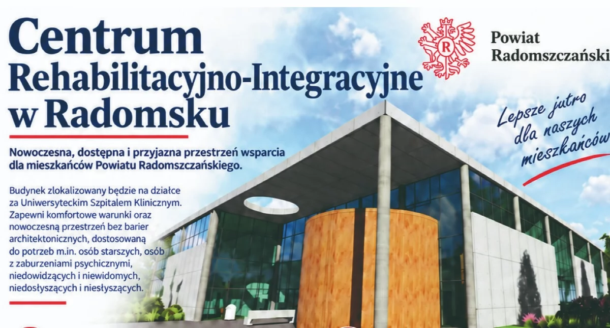Na zdjęciu plakat informacyjny