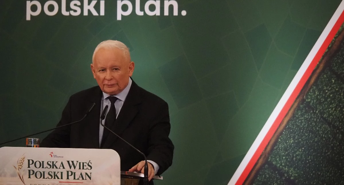 Na zdjęciu: Najważniejszym mówcą był Jarosław Kaczyński