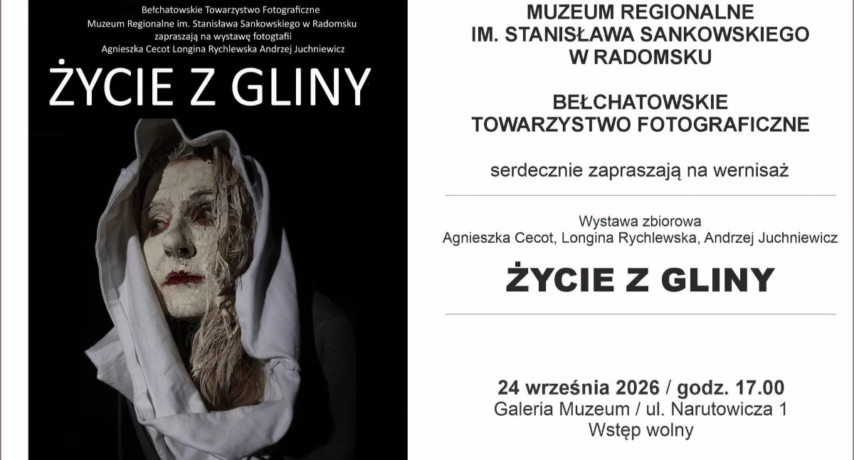 Na zdjęciu:  „Życie z gliny” będzie można oglądać w Galerii Muzeum od czwartku, fot. Facebook/Muzeum Regionalne im. Stanisława Sankowskiego w Radomsku
