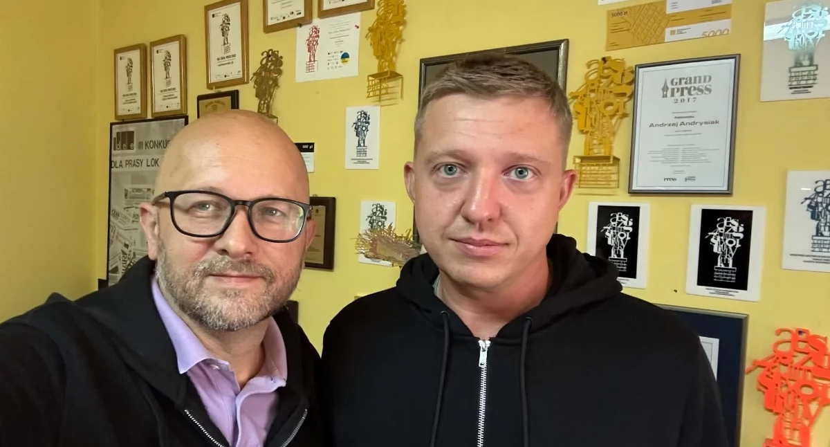 Na zdjęciu Andrzej Andrysiak i Paweł Aulich