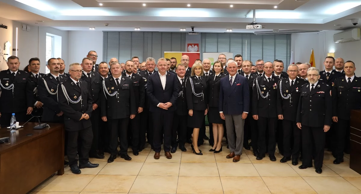 Na zdjęciu: Przedstawiciele jednostek OSP z powiatu radomszczańskiego