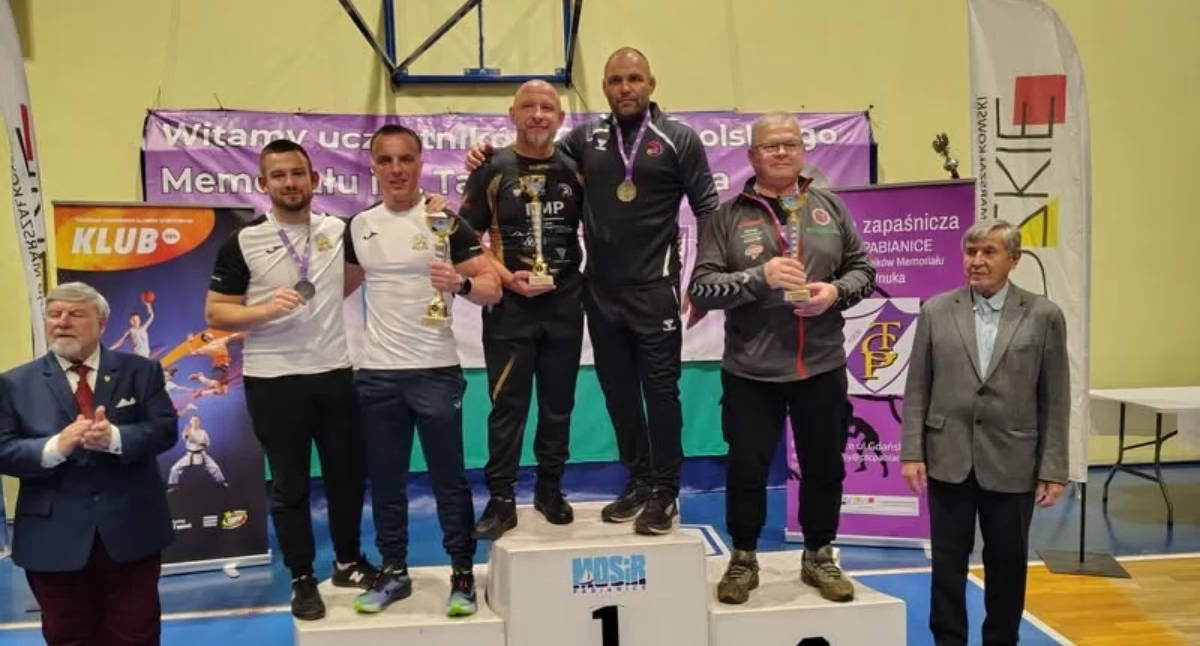 Na zdjęciu: Nasi zapaśnicy stawali na podium