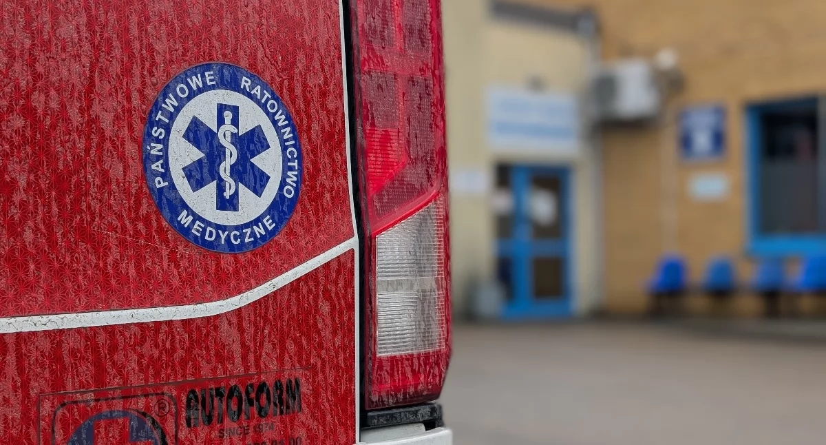 Na zdjęciu: Mężczyzna został odwieziony do szpitala, fot. ilustracyjne 