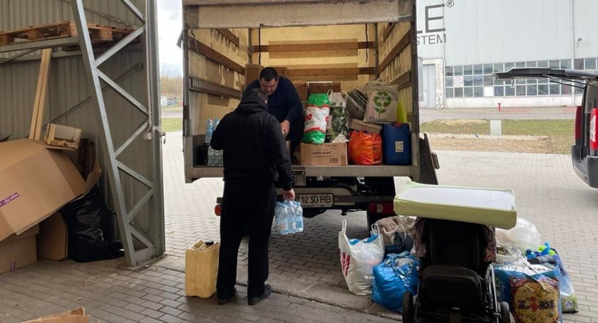 Na zdjęciu pomoc dla mieszkańców Równego - fot. Starostwo Powiatowe