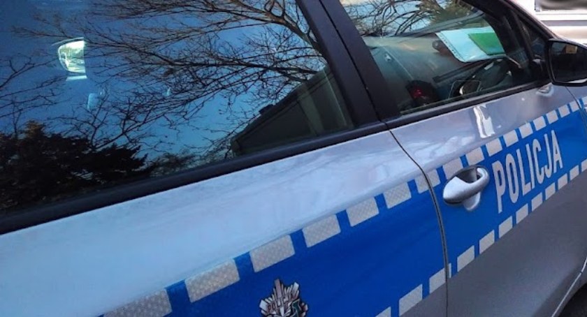 Na zdjęciu policyjny radiowóz