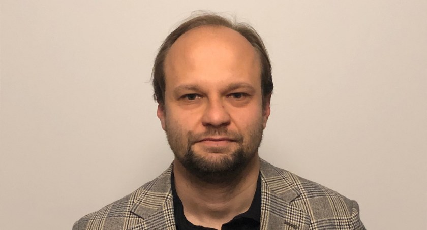 Na zdjęciu dr Witold Śmigielski, Katedra Demografii, UŁ. Fot. Grzegorz Ostaszewski.