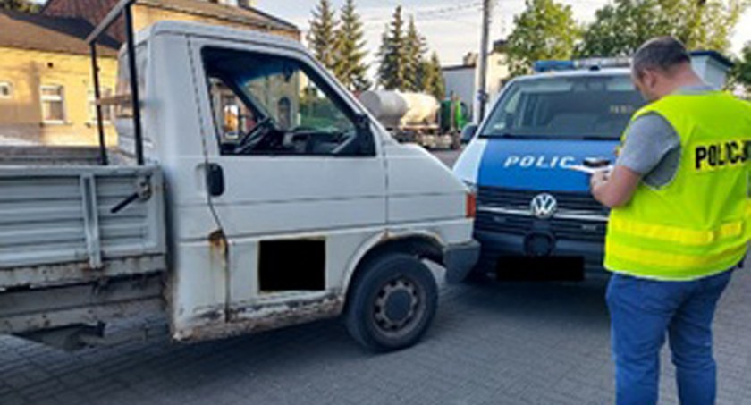 Na zdjęciu samochód, który prowadził 50-latek - fot. KPP Radomsko