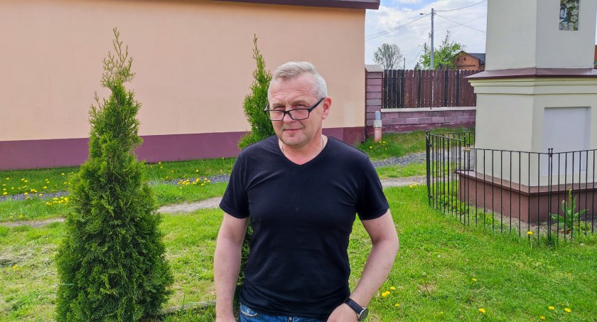 Na zdjęciu sołtys Marek Wojciechowski