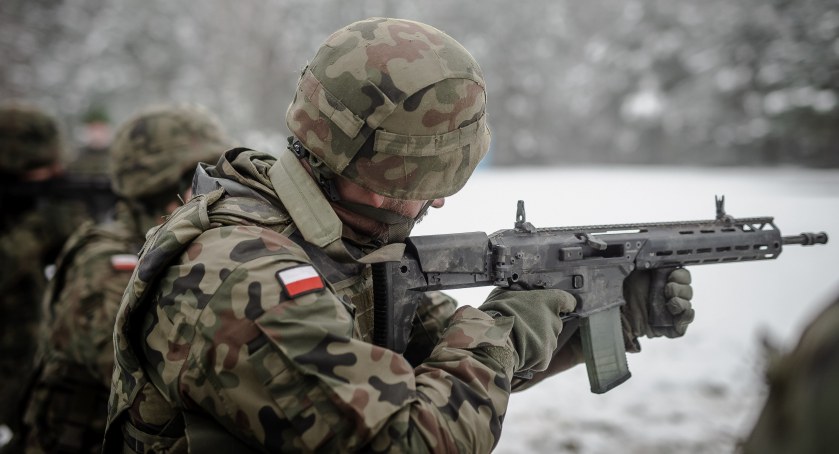 Na zdjęciu żołnierz WOT