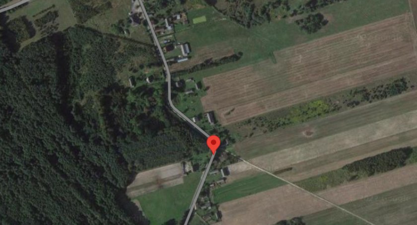 Na zdjęciu miejscowość Kotfin w gminie Gidle - zrzut z Google Maps