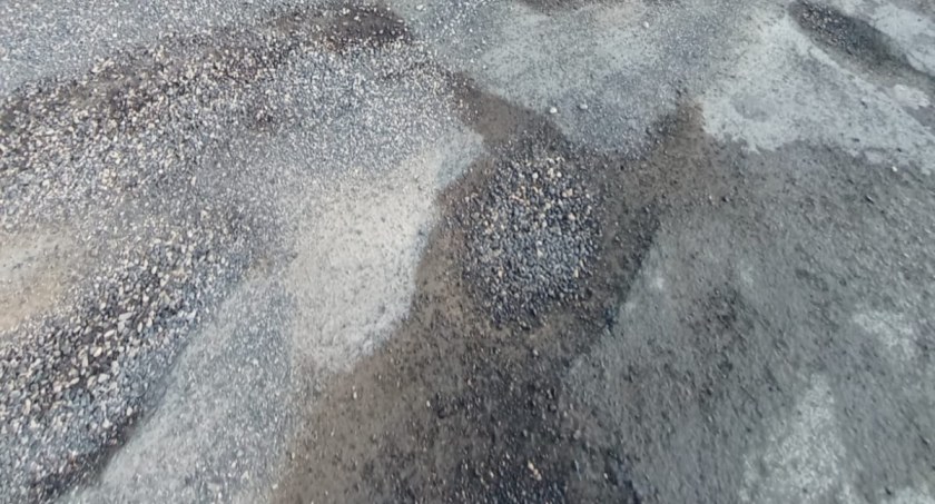 Na zdjęciach droga na Brodowe - fot. Czytelniczka