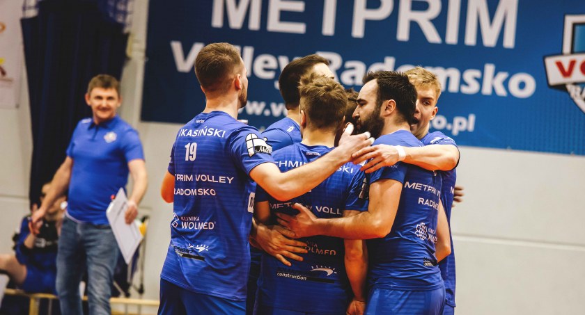 Na zdjęciu siatkarze METPRIM Volley Radomsko